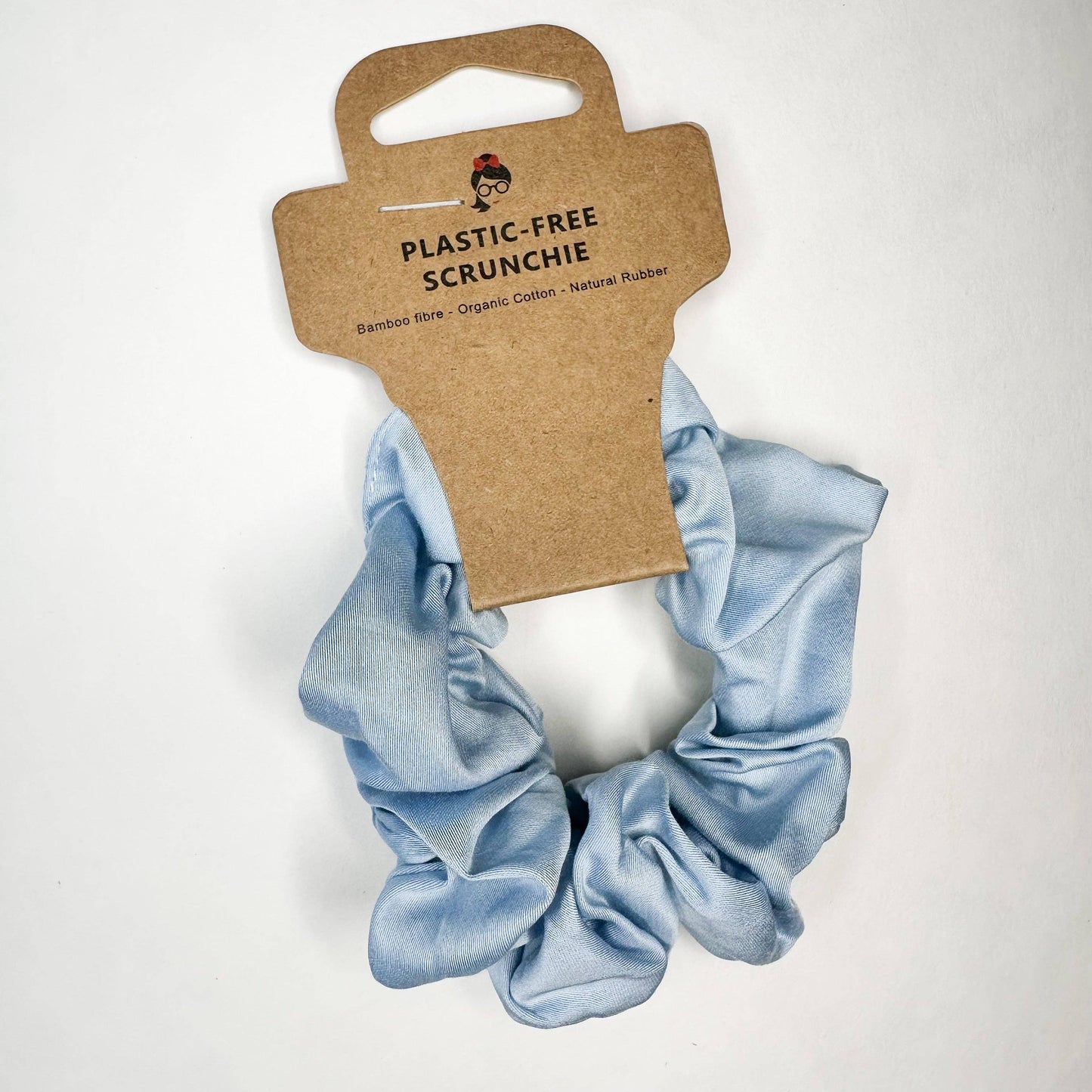 Plastic-Free Biodegradable Bamboo Scrunchies
