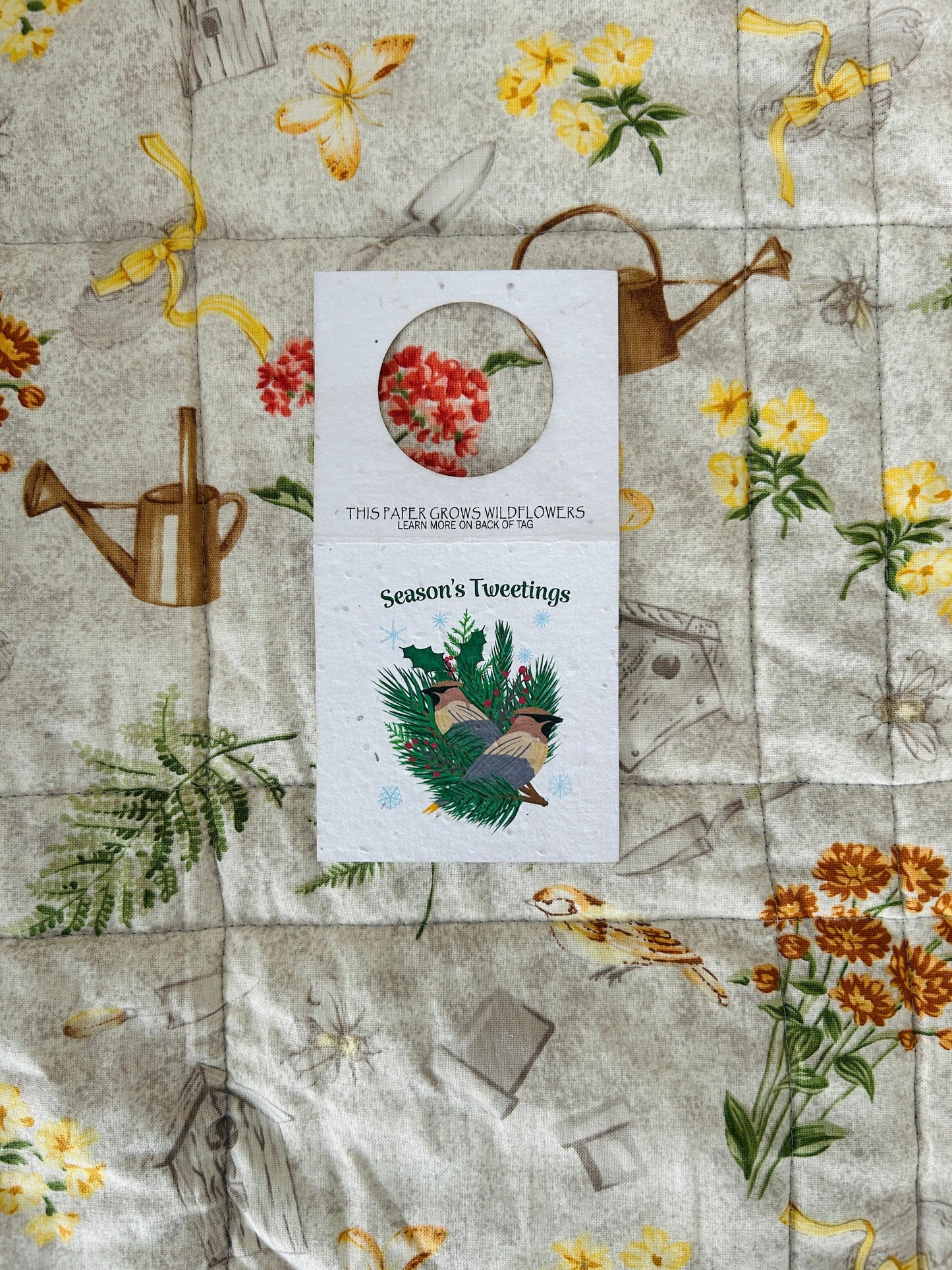 Verdant Paper Co. - Season's Tweetings Bottle Tag