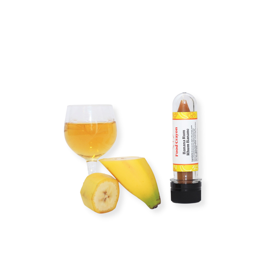 Banana Rum - Single Box (1 Food Crayon + 1 Sharpener)