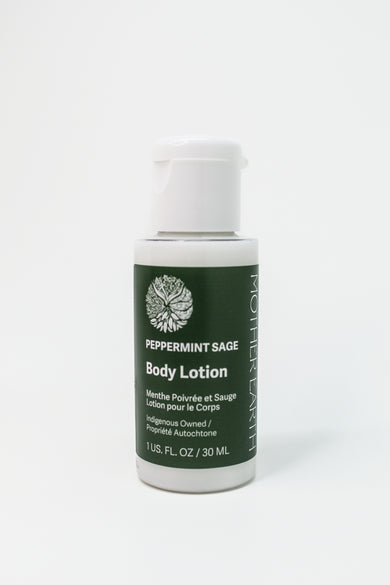 Mother Earth - Mini Peppermint Sage Lotion