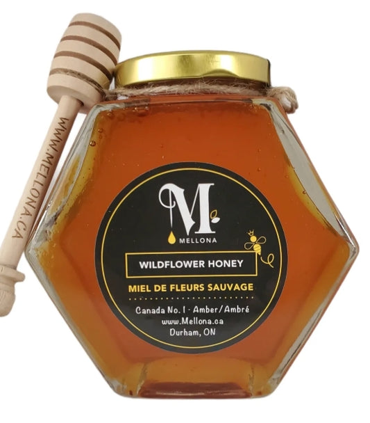 BEE HEX JAR 500GR WITH DIPPER