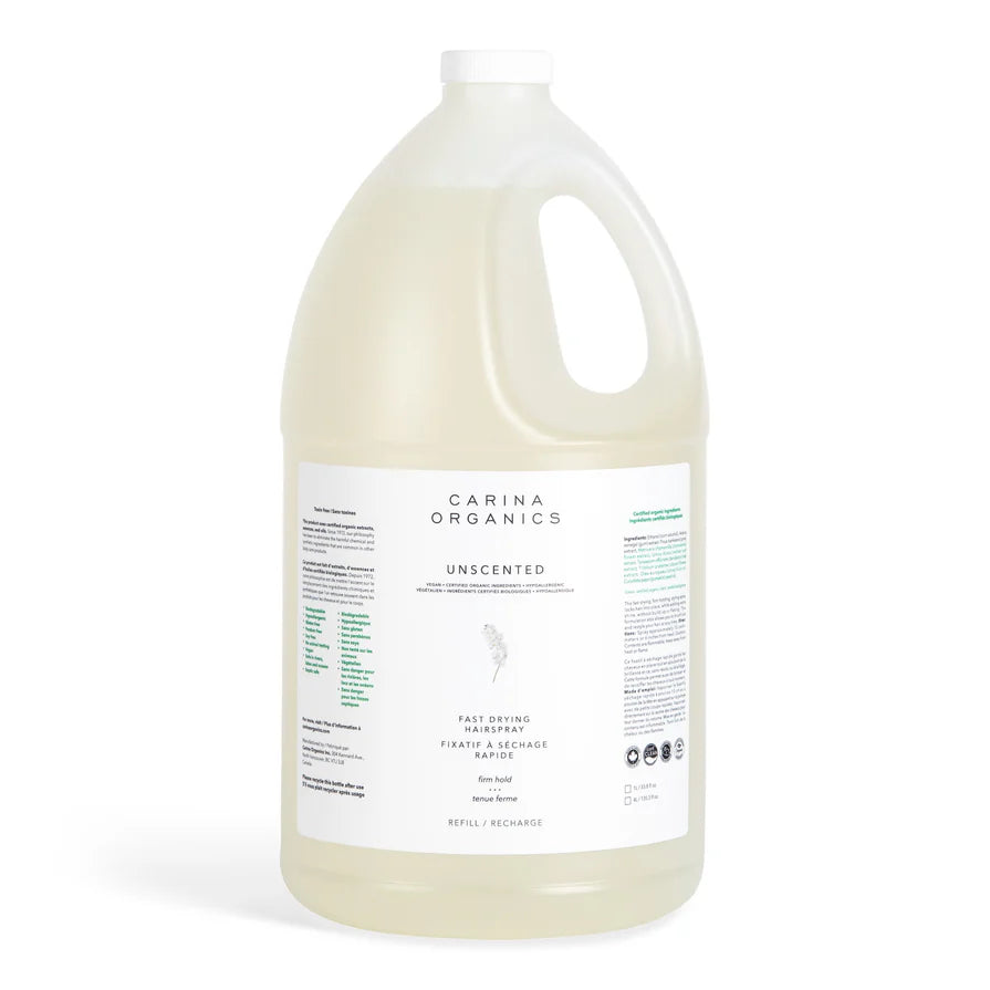 Unscented Fast Drying Hair Spray Refill per 100g