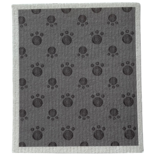 Swedish dishcloth Paw Prints