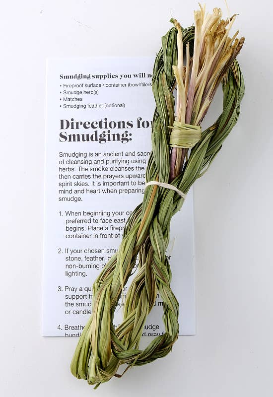 Smudge - Sweet Grass Braid