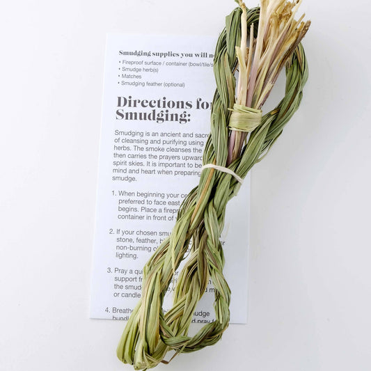 Smudge - Sweet Grass Braid