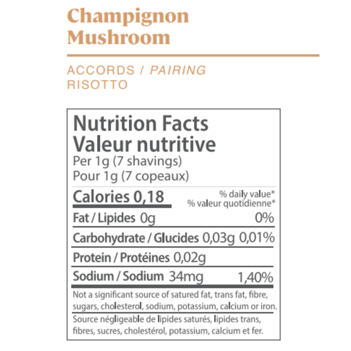 Porcini - Single Box (1 Food Crayon + 1 Sharpener)