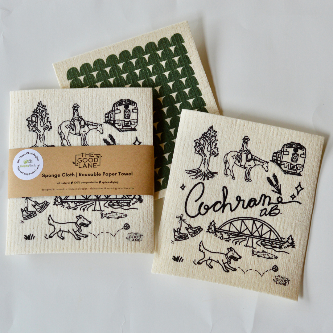 Cloths That Support Local (Cochrane) - Swedish Sponge Cloth Set