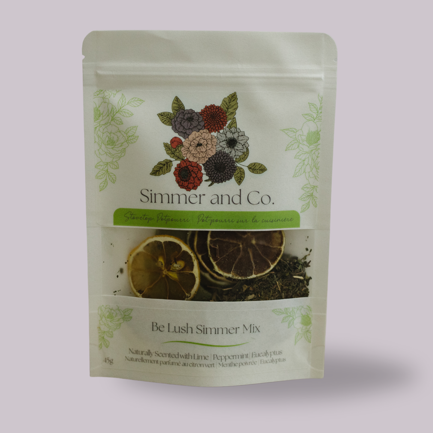 Be Lush Simmer Pot Mix, Natural Mint Citrus Aroma