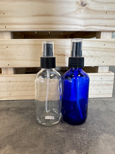 6oz mist glass bottles