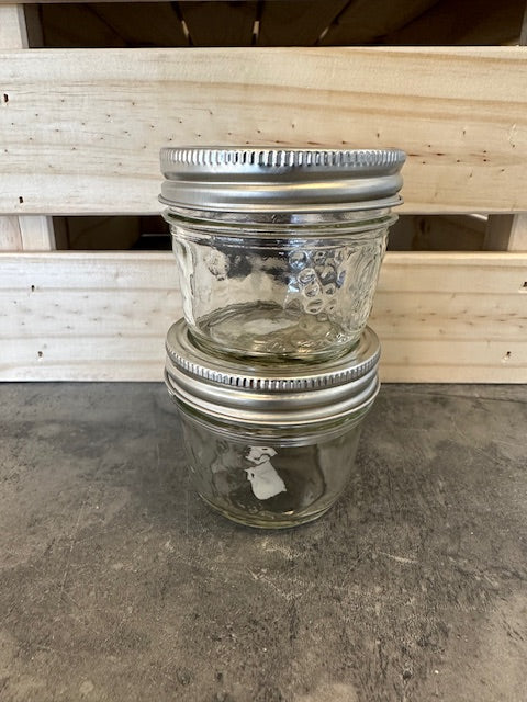 Small 4oz mason jars