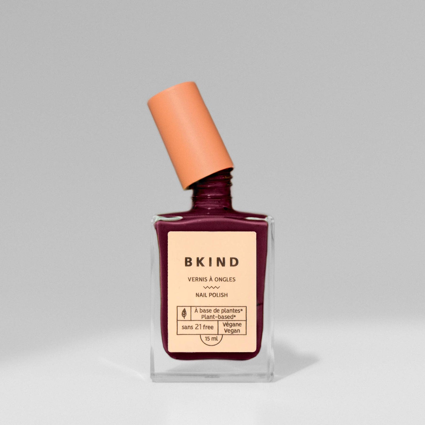 BKind Vegan & 21-free Nail Polish - T'as Ben Raisin