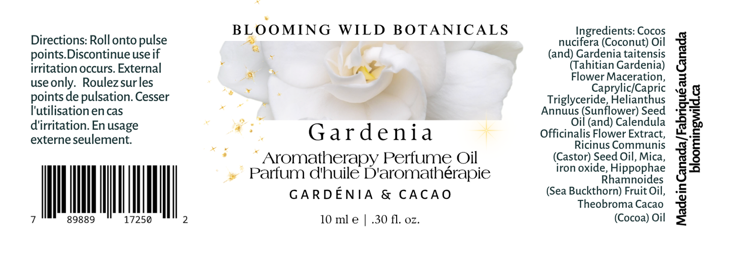 Gardenia Aromatherapy Perfume Oil | Authentic Gardenia