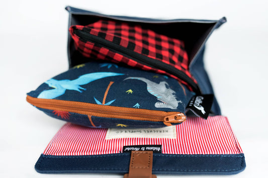 Dinosaur Reusable Snack Bag - Medium