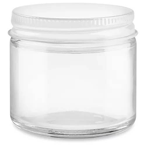 Straight Sided Glass Jar - various size