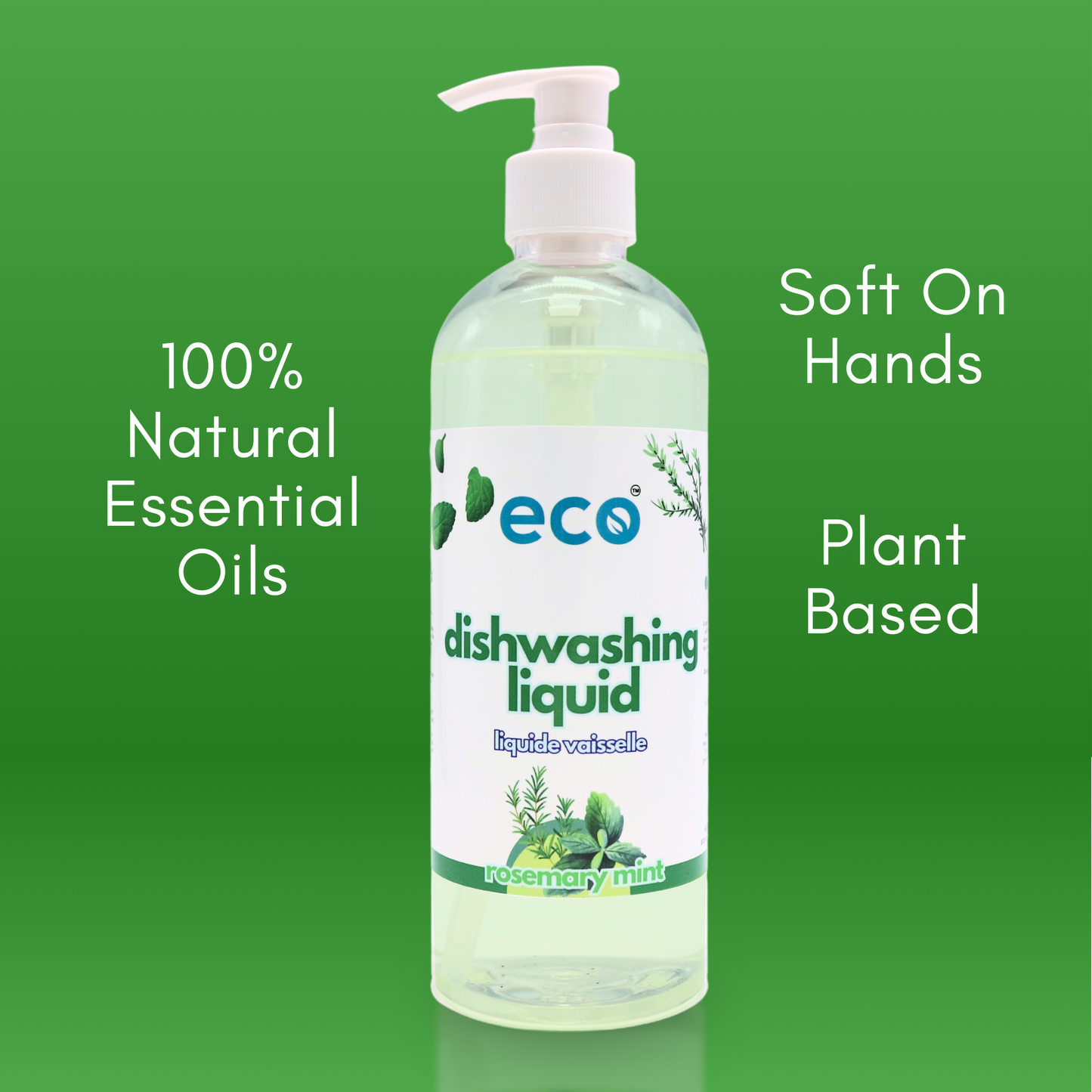 Dishwashing Liquid - Rosemary Mint (500ml)