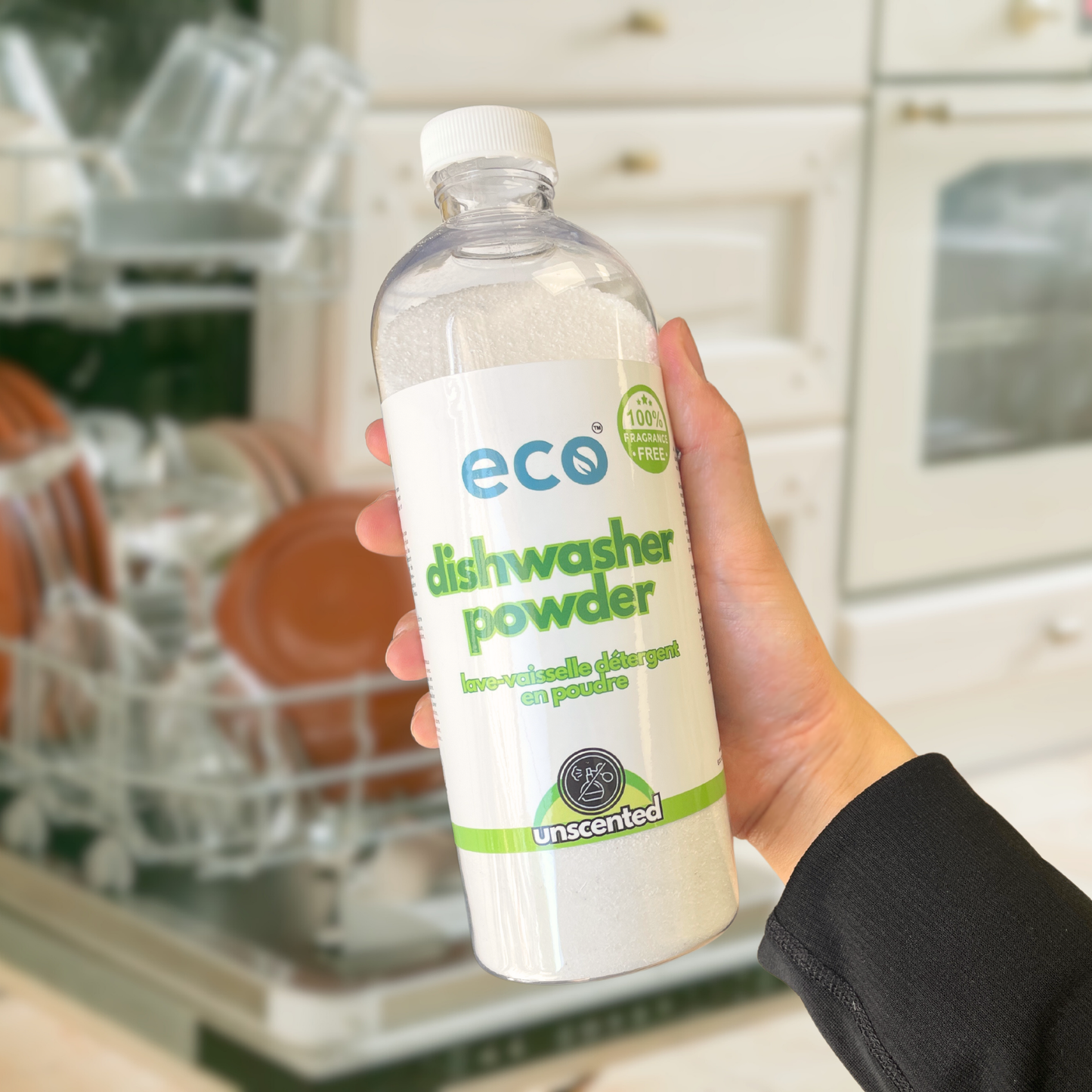 Eco Dishwasher Powder Detergent - Unscented (500ml)