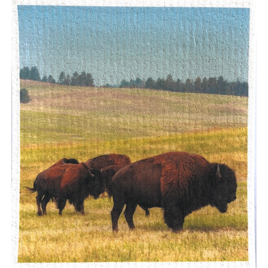 Swedish dishcloth Animals Buffalo