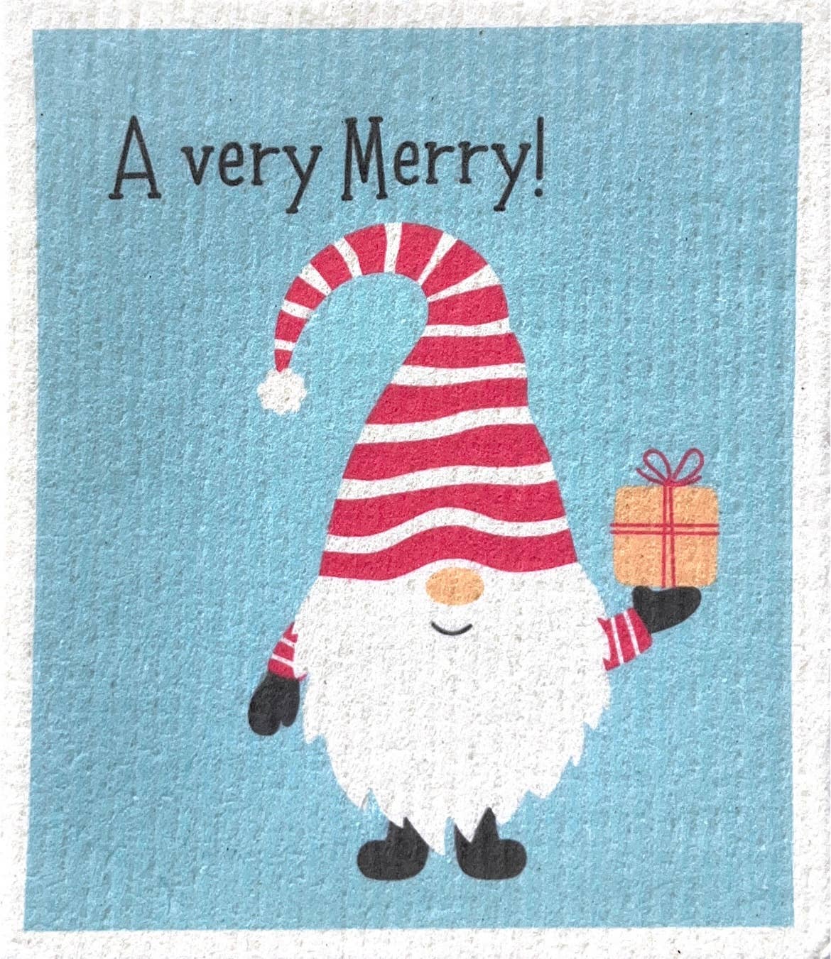 Swedish dishcloth A Very Merry Gnome