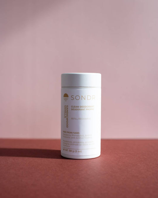 58G Sandalwood Vanilla Deodorant Refill