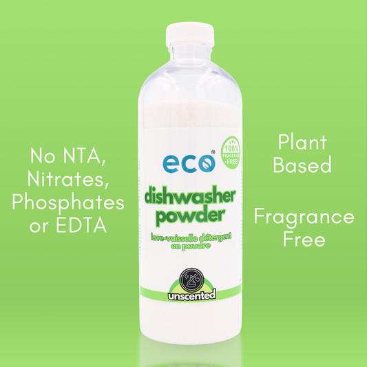 Eco Dishwasher Powder Detergent - Unscented (500ml)