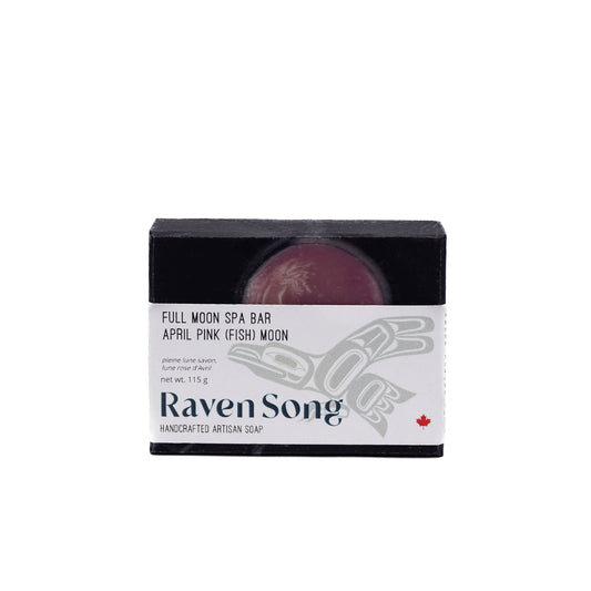 April Pink Moon Soap | Sea Salt + Agave + Vetiver
