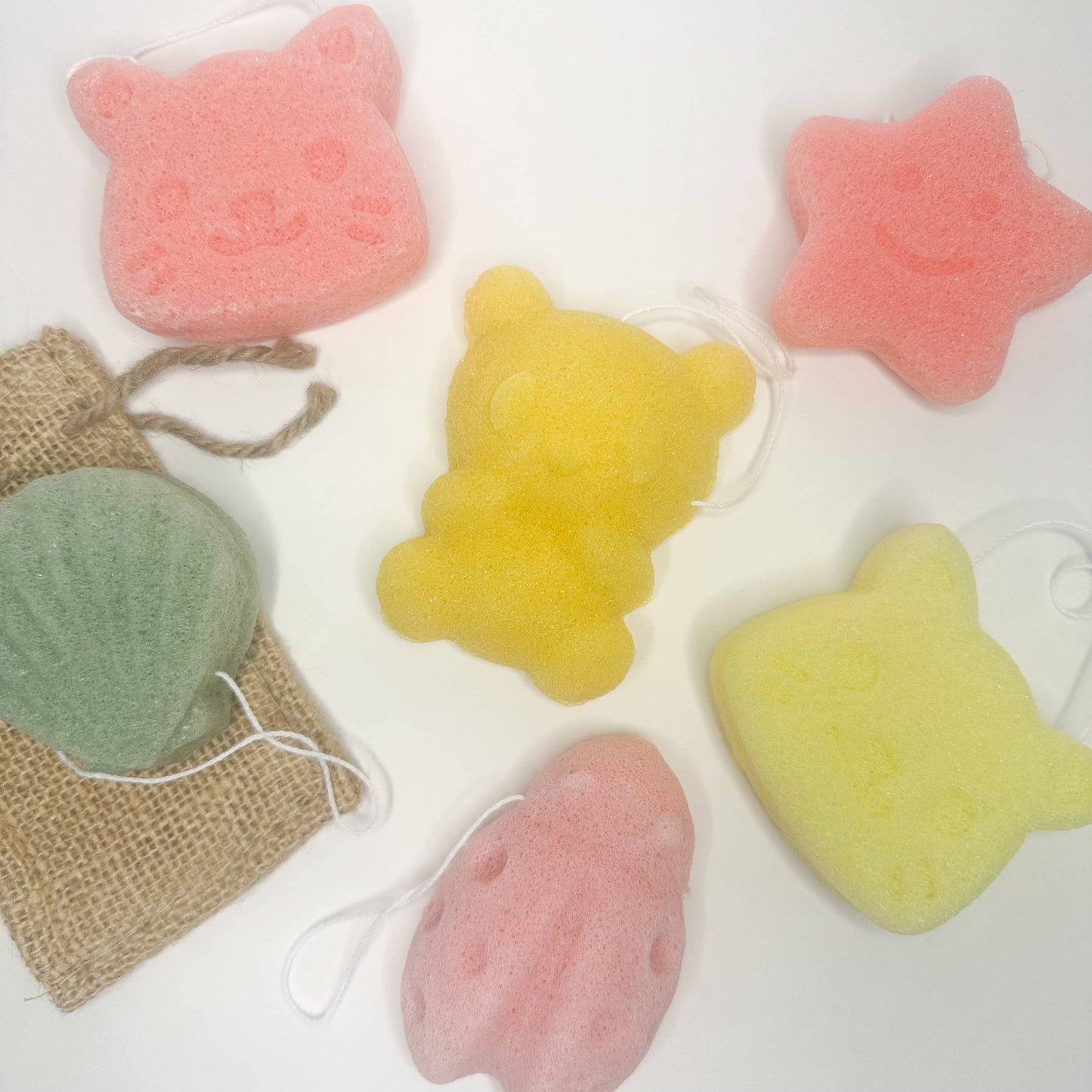 Natural Organic Konjac Facial Sponges