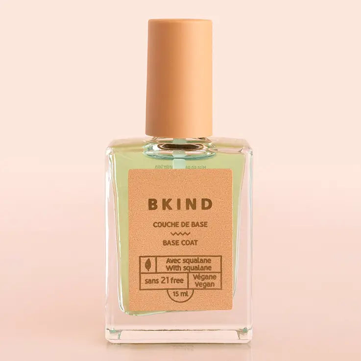 BKind Vegan & 21-free Nail Polish - Base Coat with Squalane