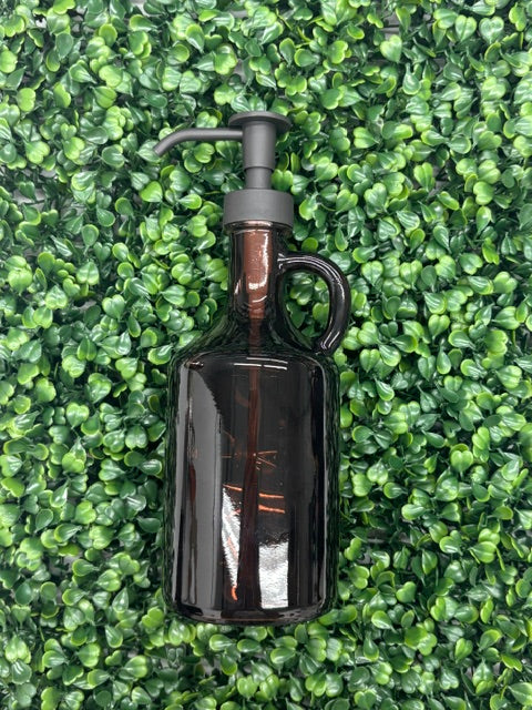 The Refillery - Soap and Lotion Dispenser in brown with handle