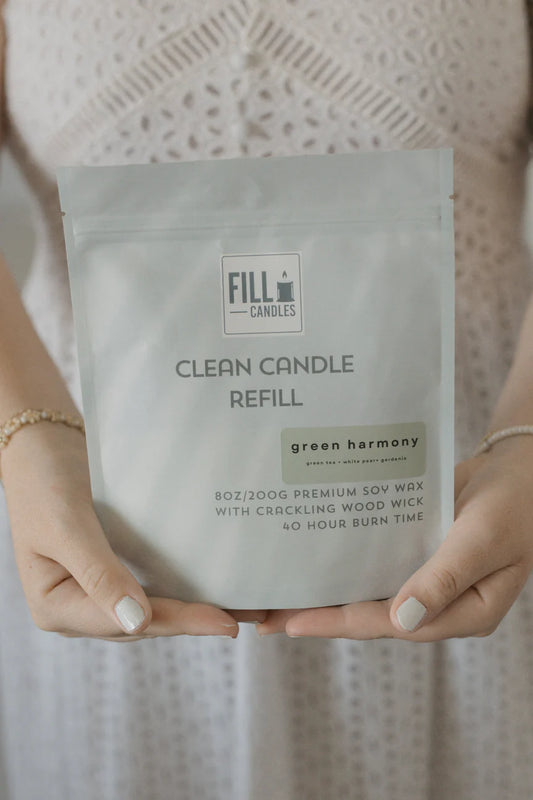 Green Harmony Candle Refill