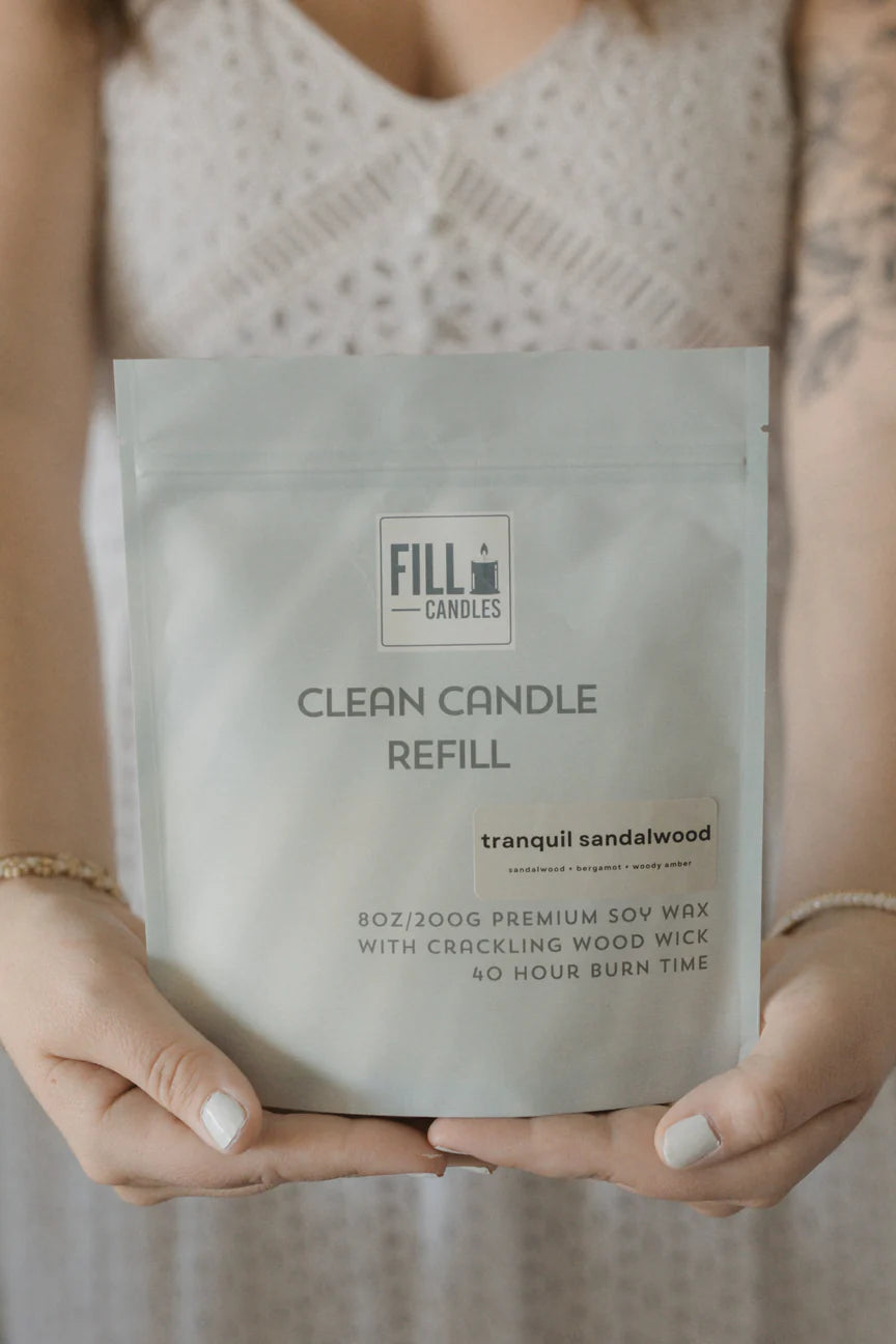 Tranquil Sandalwood Candle Refill
