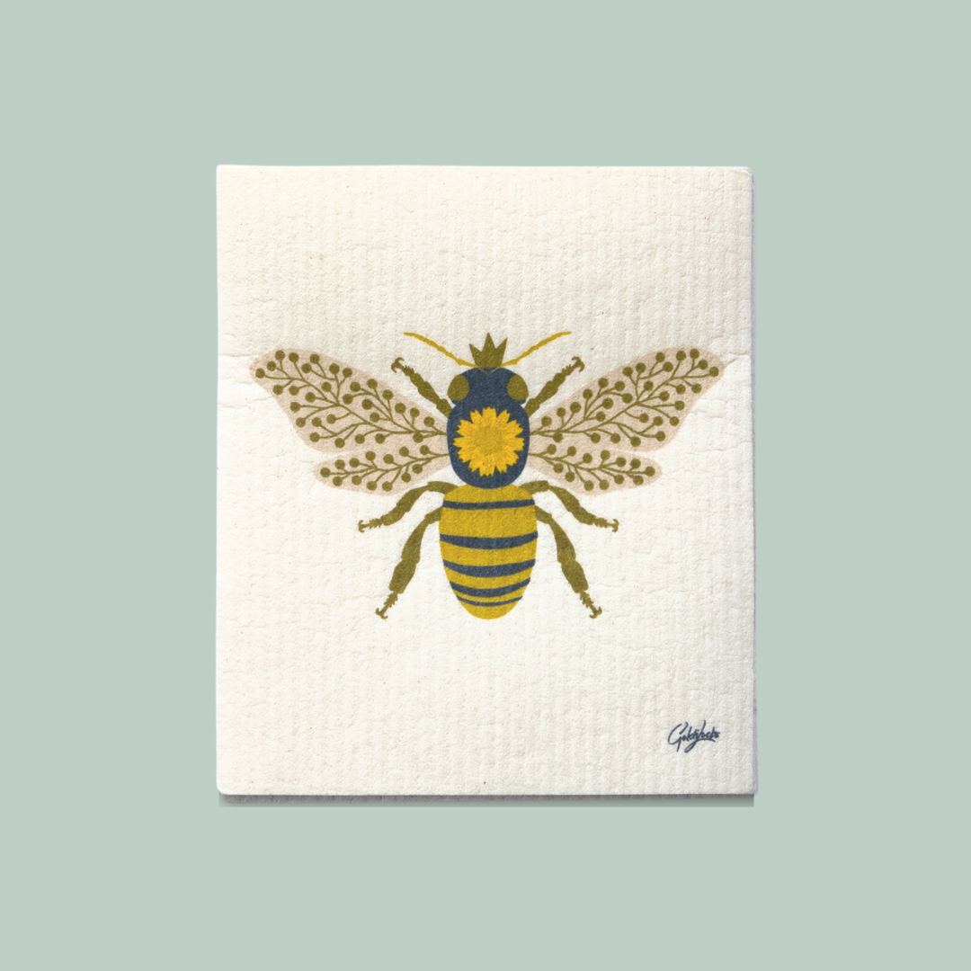 Swedish Dishcloth: Queen Bee