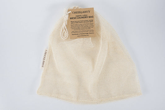 Organic Cotton Mesh Laundry Bag