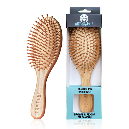 Bamboo Hairbrush - Oval