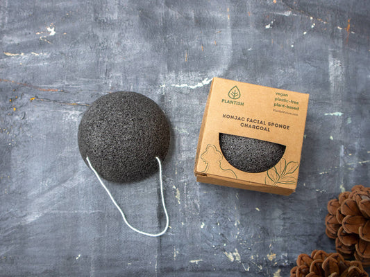 Konjac Facial Sponge - Charcoal